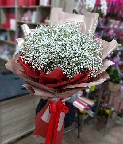 Букет цветов из: Гипсофила в Доргелях
