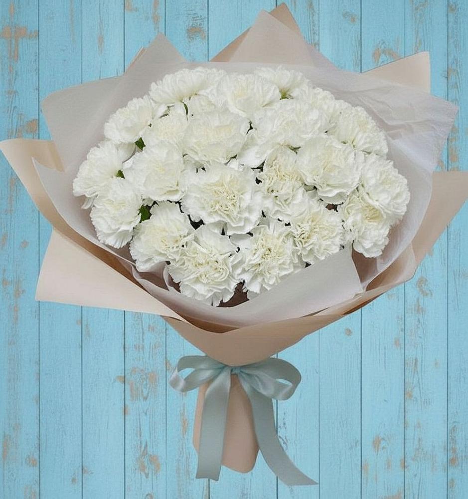 Букет цветов из: Гвоздики в Доргелях