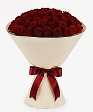 Букет 101 Бордовая роза Блэк Бакарра в Доргелях