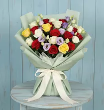 Букет цветов из:  Розы в Доргелях