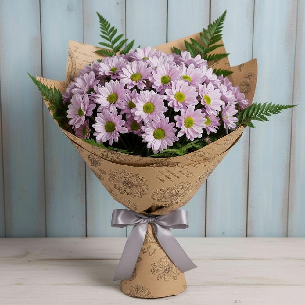 Букет цветов из: Хризантемы в Доргелях
