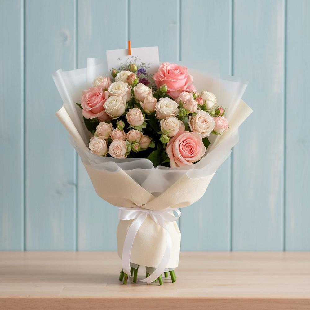 Букет цветов из: Розы в Доргелях