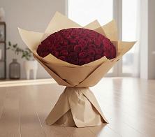 Букет 101 Красная роза в Доргелях
