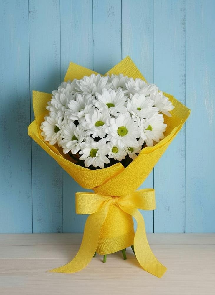 Букет цветов из: Хризантемы в Доргелях