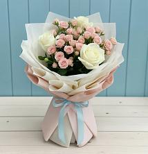 Букет цветов из:  Розы в Доргелях