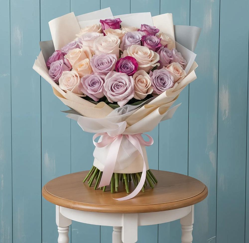 Букет цветов из: Розы в Доргелях