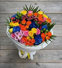 Букет цветов из:  Розы и Хризантемы в Доргелях