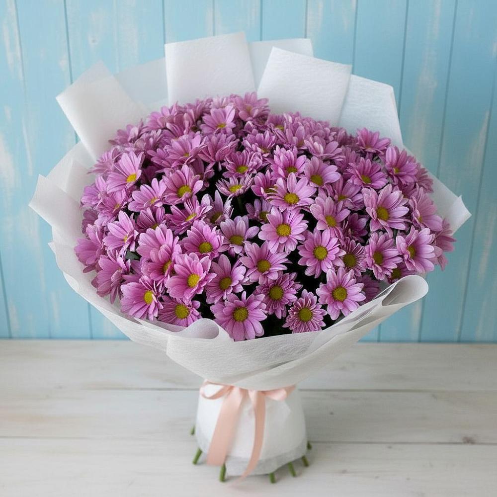 Букет цветов из: Хризантемы в Доргелях