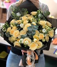 Букет цветов из:  Розы и Лизиантусы #REPLACE_PRED# Доргелях