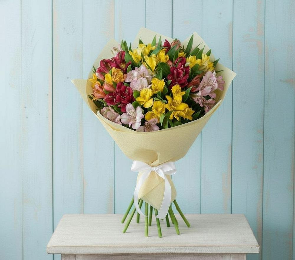 Букет цветов из: Альстромерии в Доргелях