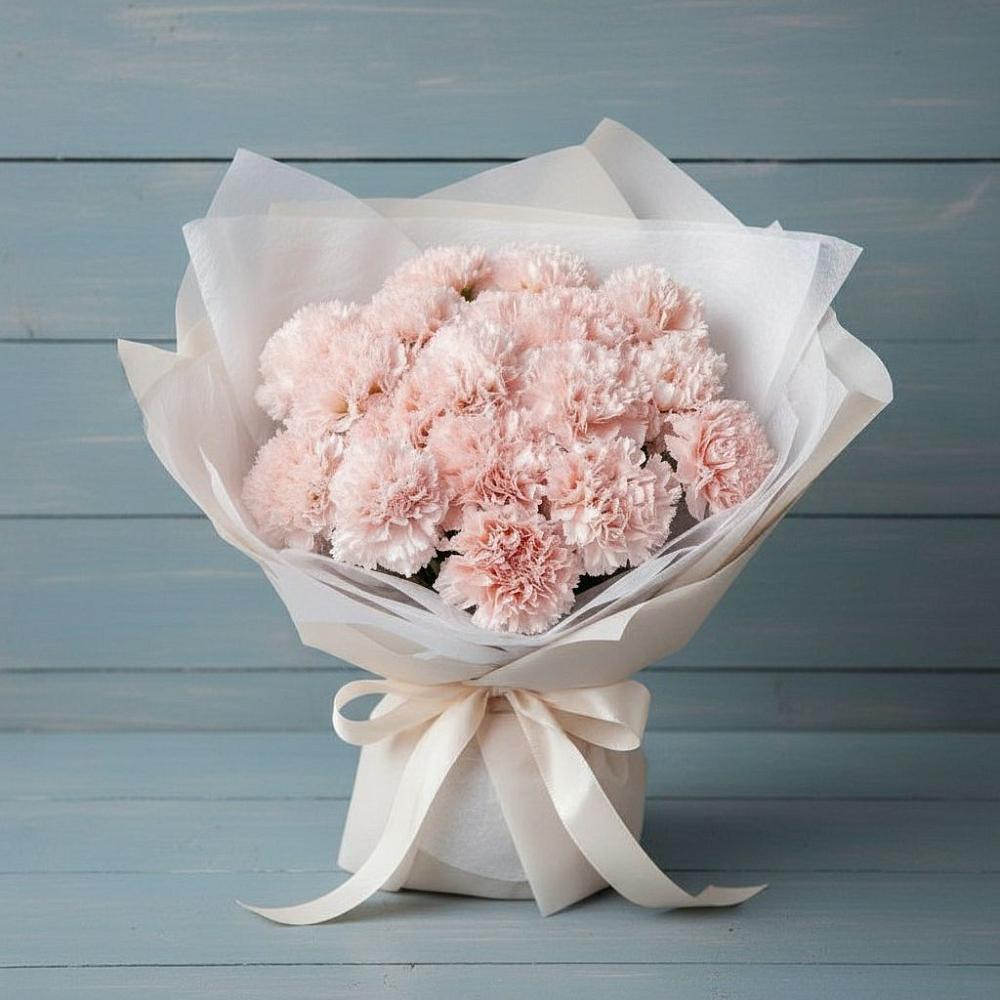 Букет цветов из: Гвоздики в Доргелях